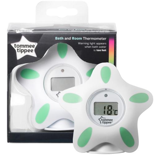 Tommee Tippee Bath & Room Thermometer Κωδ 42303041 Ψηφιακό Θερμόμετρο Μπάνιου & Δωματίου σε Σχήμα Αστερία 1 Τεμάχιο
